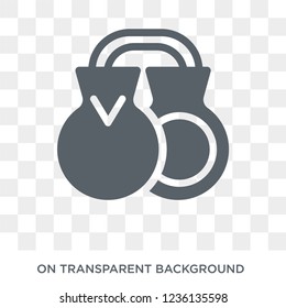 Castanets icon. Castanets design concept from Music collection. Simple element vector illustration on transparent background.
