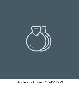 Castanets vector icon. Castanets concept stroke symbol design. Thin graphic elements vector illustration, outline pattern for your web site design, logo, UI. EPS 10.