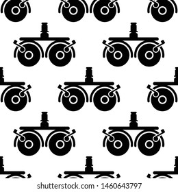 Caster Wheel Icon Seamless Pattern Vector Art Illustration