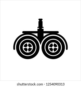Caster Wheel Icon. Vector Art Illustration.