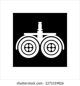 Caster Wheel Icon Vector Art Illustration