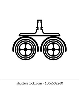 Caster Wheel Icon Vector Art Illustration