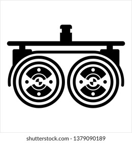 Caster Wheel Icon Vector Art Illustration