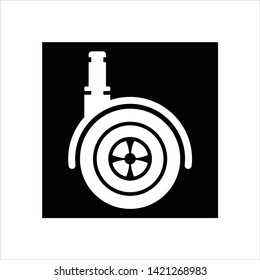 Caster Wheel Icon Vector Art Illustration