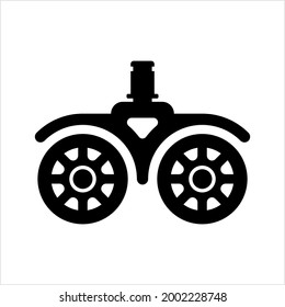 Caster Wheel Icon Vector Art Illustration