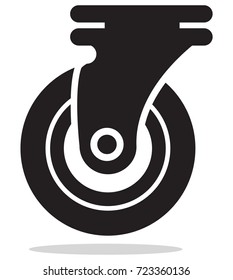 Caster Wheel Illustration