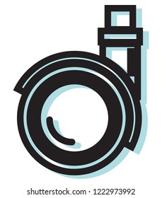 Caster Wheel Illustration EPS 10 File