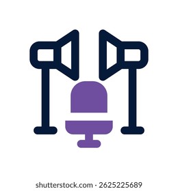casting duotone icon. Sleek and modern vector icon for websites, mobile apps, marketing materials, and corporate design. Fully scalable and ready to use.
