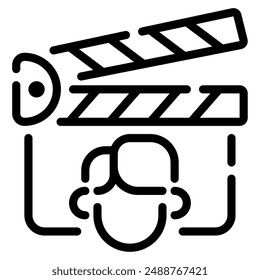 Casting icon for web, app, infographic, etc