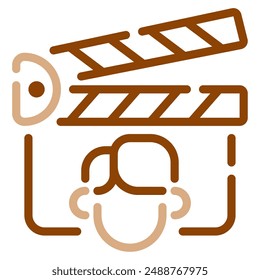 Casting icon for web, app, infographic, etc