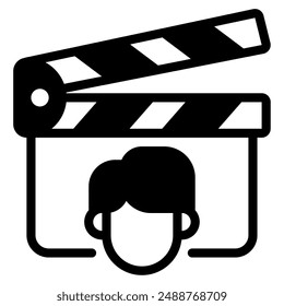 Casting icon for web, app, infographic, etc