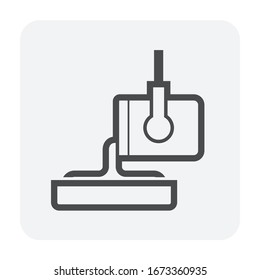 Casting Process In Metallurgy Or Metallurgical Production Industry Vector Icon. That Manufacturing Process In Foundry, Furnace Or Factory Plant. To Pouring Hot Liquid Or Molten Metal Into Ingot Mold.
