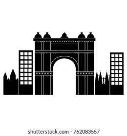 castle building in city icon image