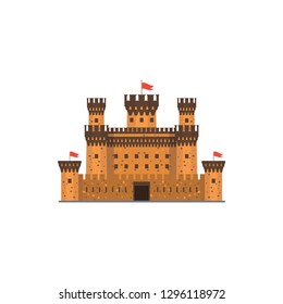 Castle Cartoon Vector Illustration