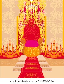 Castle chamber - vector illustration