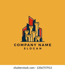 castle city logo design