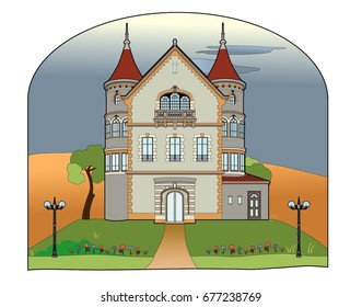 Castle in the countryside