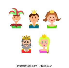 Castle Crew Cartoon Icons
