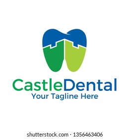 Castle Dental Logo Stock Vector (Royalty Free) 1356463406 | Shutterstock