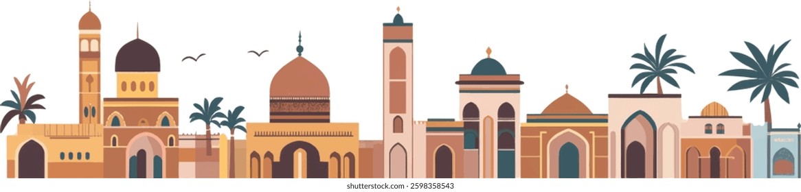 A castle in a desert