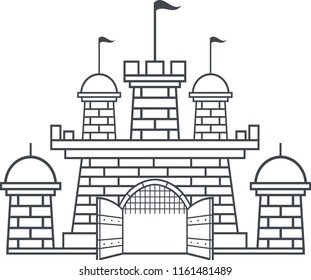 castle design vector