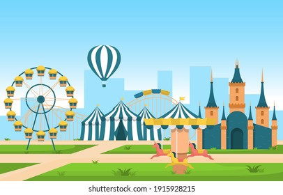 遊園地イラスト の画像 写真素材 ベクター画像 Shutterstock
