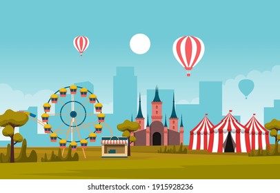 遊園地イラスト の画像 写真素材 ベクター画像 Shutterstock