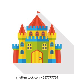 castle flat icon