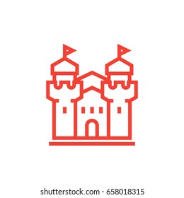 castle, fortress icon