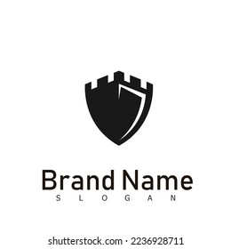 castle fortress kingdom building tower logo