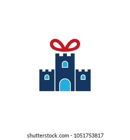 Castle Gift Logo Icon Design