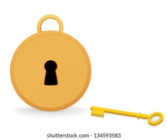 Castle and the golden key
