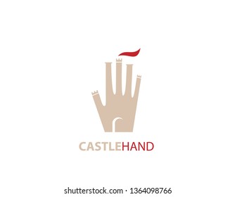 Castle hand shield logo