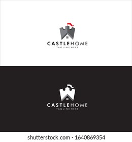 Castle Home Logo in Vector