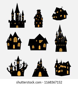 Castle or house for Halloween Content