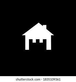diseño del logotipo de la plantilla del castillo. logotipos de empresas inmobiliarias y inmobiliarias
