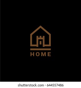 Castle House vector logo