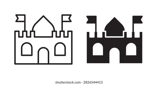 Castle icon clipart for ui..