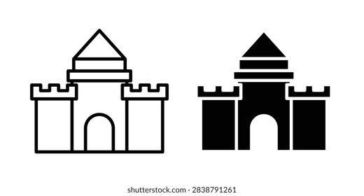 Castle icon collection for UX