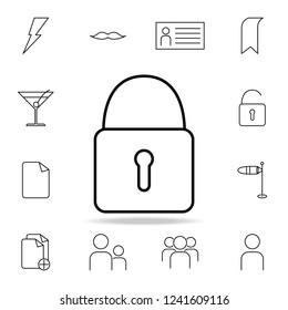 Castle icon. Detailed set of simple icons. Premium graphic design. One of the collection icons for websites, web design, mobile app