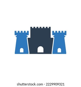 Castle Icon - Fortress Icon