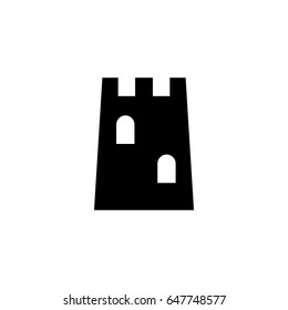 castle icon illustration isolated vector sign symbol