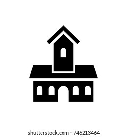 castle icon illustration isolated vector sign symbol