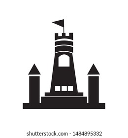 castle icon logo vector design