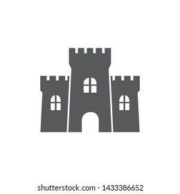 Castle Icon on white background
