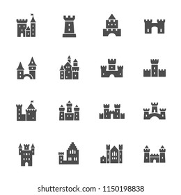 Castle icon set