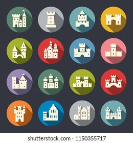 Castle icon set