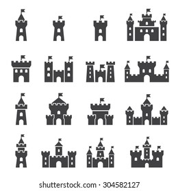 Castle icon set