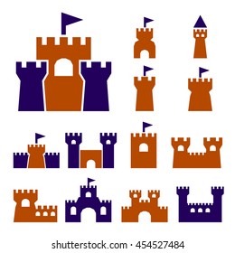 castle icon set