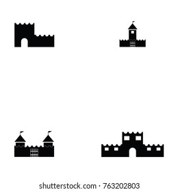 castle icon set